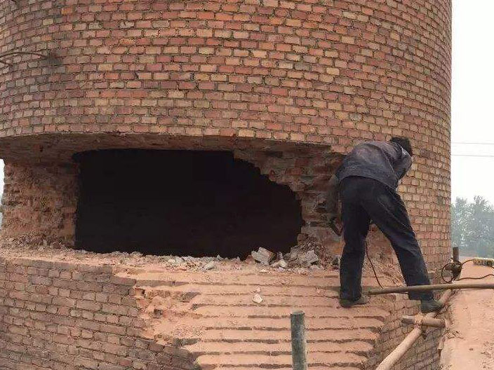 磚煙囪拆除 磚煙囪拆除