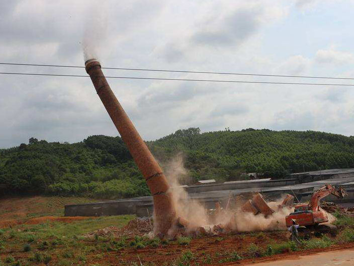 煙囪拆除 煙囪拆除